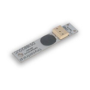 RJ11-Stecker des LANKON-030 Temperatursensors für eine einfache Plug-and-Play-Verbindung mit einem tinycontrol Lan Controller.