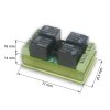 Detailaufnahme der optisch isolierten Eingänge des 4-Kanal Relaismoduls LANKON-094 zum Schutz des LAN Controllers.