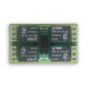 Die vier roten Status-LEDs des Tinycontrol LANKON-094 leuchten und signalisieren den aktiven Zustand der Relais.