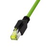 Detailed shot of the robust, screw-lockable M12 connector with IP67 protection for industrial applications, ideal for a reliable Network.
