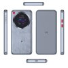Side view of the slim ZTE U30 Pro 5G router with a visible USB-C port for charging.