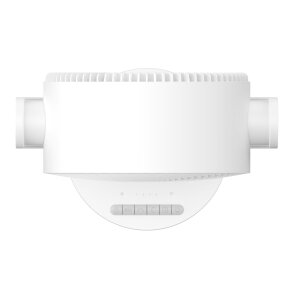 Nahaufnahme der Steuerungstasten am Sockel des Xiaomi Smart Desktop Air Circulation Fan.