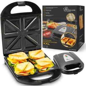 Extralink Smart Life XXL Sandwichmaker SJ-33 in Schwarz...