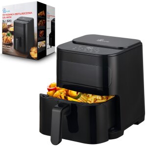 Schwarze Extralink Home SJ-520 Hei&szlig;luftfritteuse...