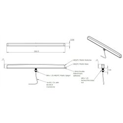 Technische Zeichnung der Antenne