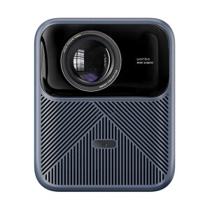 Der Wanbo Mozart 1 Pro New Beamer mit Google TV zeigt die zertifizierte Netflix-App auf der Startseite.