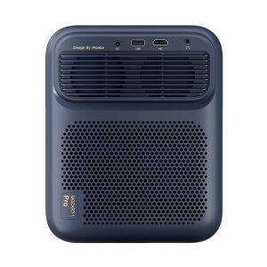 Gaming-Setup mit dem Wanbo Mozart 1 Pro New, der dank MEMC und geringem Input Lag ein flüssiges Spielerlebnis bietet.