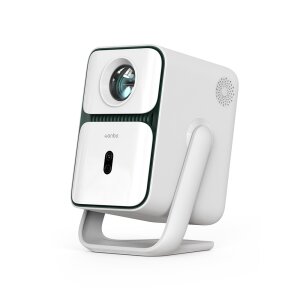 Der Wanbo T2 Ultra Projektor stellt sein Bild mittels Autofokus und automatischer Trapezkorrektur selbstständig scharf.
