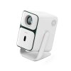 Rückansicht des Wanbo T2 Ultra Beamers mit sichtbaren Anschlüssen: HDMI, USB und 3.5mm Audio-Ausgang.