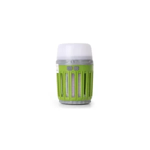 ENTAC Anti-Mosquito Lamp in green on a white background, showcasing its robust ABS casing and practical hanging hook, perfect for Smart Living & Gadgets and Saison & Outdoor activities.
