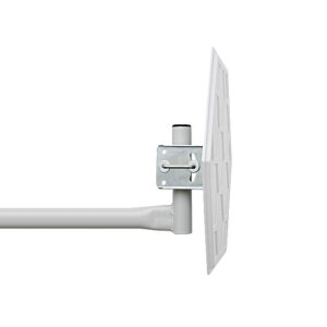 Rear view of the Cyberbajt GigaEter 23 Directional Antenna with robust N-connector and adjustable mast bracket, part of essential Antenna Mounting Accessories.