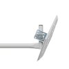 Cyberbajt GigaEter 23 Antenna mounted on a mast for a stable point-to-point WiFi connection over a long distance, utilizing robust Mounting Systems for WiFi Antennas.