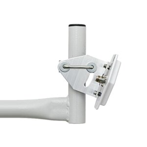 Cyberbajt GigaEter 13 Client Antenna with complete galvanized steel mast bracket for outdoor Mounting Systems, including Antenna Mounting Accessories.