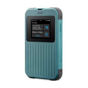 Rugged Acer Connect Enduro M4 5G hotspot in outdoor use,...