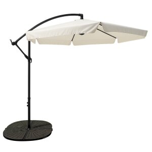 Beiger Ampelschirm Black Forest mit 3m Durchmesser und...