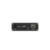 Nahaufnahme der Schnittstellen deines TRB501: 4x SMA für Antennen, USB-C und der Multi-Gigabit-LAN-Port.