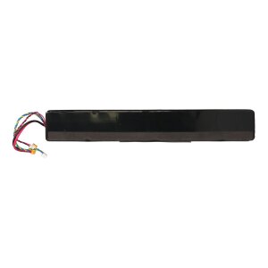 Nahaufnahme des Etiketts auf dem Xiaomi Scooter 4 Ersatzakku mit den technischen Daten: 36V, 7650mAh, 275.4Wh, Modell T2201-BA3A.