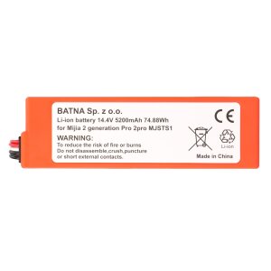 Hochleistungs-Akku mit 5200mAh zur Verlängerung der Laufzeit des Xiaomi Saugroboters.