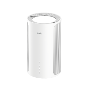 Der Cudy M11000 Wi-Fi 7 Mesh-Router in modernem...