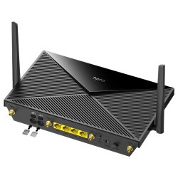 Rückansicht des Cudy P5 5G Router mit Dual Sim und 4 abnehmbaren 5g Antennen