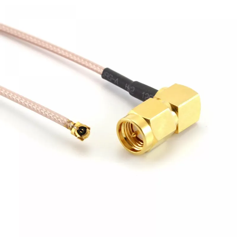 Das 20 cm Pigtail-Kabel P-UF-SM-20, mit dem du deine externe Antenne einfach anschließt.
