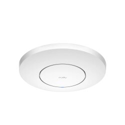 Ansicht des Cudy AX3000 Acess Point AP3000 an einer Decke