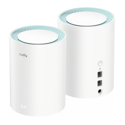 Rückansicht mit Gigabit LAN Ports des Cudy M1300