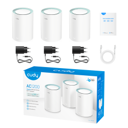 scope of delivery of Cudy M1300 3-Pack