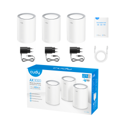 Lieferumfang des Cudy M3000 3er-Packs