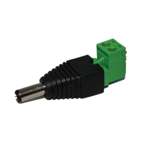 Low voltage connector with screw terminal, 5.5mm x 2.1mm