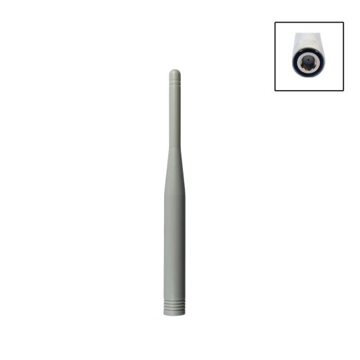 2.4 GHz WLAN Rundstrahlantenne mit geradem RP-SMA Stecker und 5dBi Leistungsgewinn