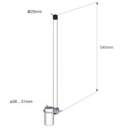 Construction view of Horizon 9 antenna