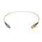 Koaxial Pigtail, RG-178, 25cm, SMA Buchse auf CRC-9 Stecker