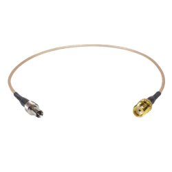 Coaxial Pigtail, RG-178, 25cm, SMA female socket to TS-9 male conenctor