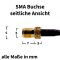 SMA Buchse - seitliche Ansicht