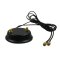 2x2 MIMO Magnetfuss für WLAN Antenne mit 1.5m Kabel und RP-SMA Stecker / Buchse