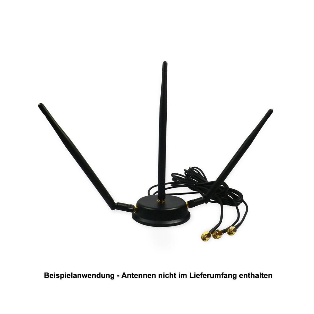 Bolwins F43C 3m WIFI RP-SMA Kabel Antenne Verlängerungskabel Adapter  Standfuß Verlängerungskabel, (300 cm)
