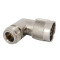Coaxial adapter N male to N female with 90 &deg; angle