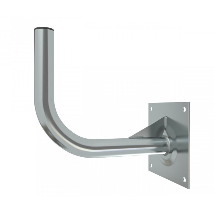 Galvanized wall bracket for antenna mounting, 25cm x 20cm