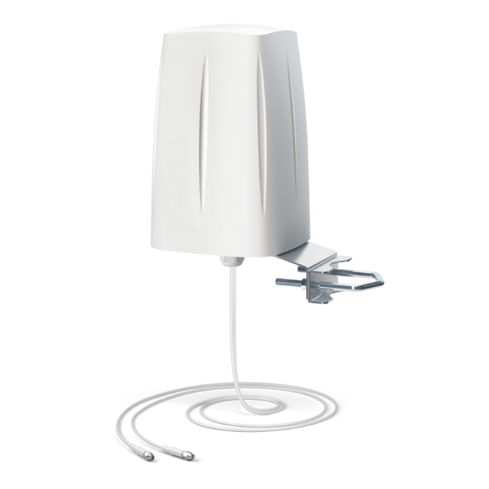 QuWireless 2x2 MIMO WLAN Rundstrahlantenne für 11ac/ax oder WiFi 6E