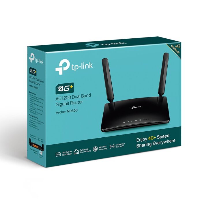 TP-Link Archer MR600 4G+ Router | 11ac WiFi