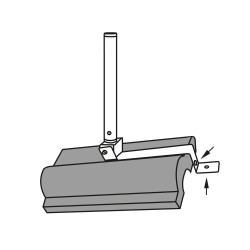 Assembly drawing of the antenna holder