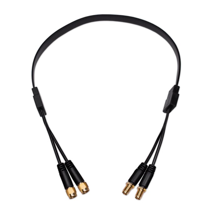 Window feedthrough / window cable for LTE, 50cm, SMA