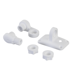 TravelConnector 3DK - 3D tilt holder with 2 x 180° joints, 1" UNS external thread.