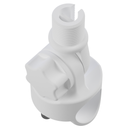 TravelConnector 2DRH - 2D rail tilt holder with 180° joint, 1" UNS external thread