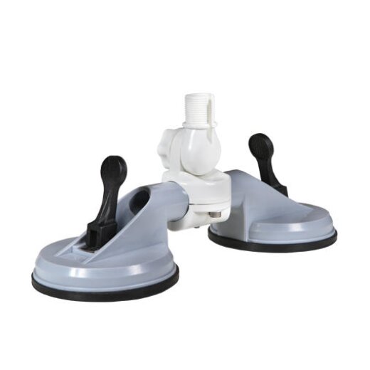 TravelConnector 2DSH - 2D Kippgelenk / Halter mit Saugfuß und 1 Zoll UNS Gewinde