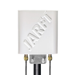 JARFT LTE Antenne - Ansicht der Anschlüsse, 2 x N Buchse