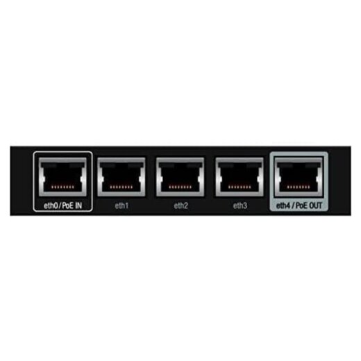 Ubiquiti EdgeRouter X - 5-Port Gigabit Router, PoE Passthrough