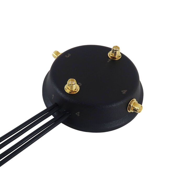4x4 MIMO magnetic base for RP-SMA WLAN antenna with 1.5m cable
