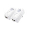 ALLNET ALL1681205 Double Pack - 2 x Powerline Adapter with AC Passthrough and HomePlug AV2 Standard
